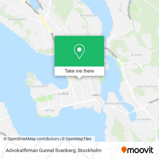 Advokatfirman Gunnel Svanberg map