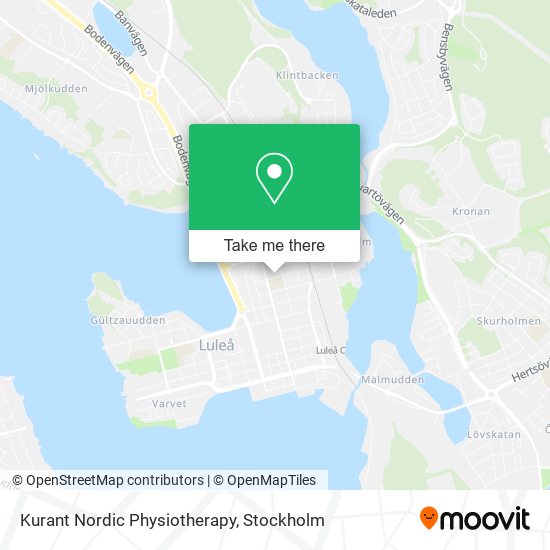 Kurant Nordic Physiotherapy map