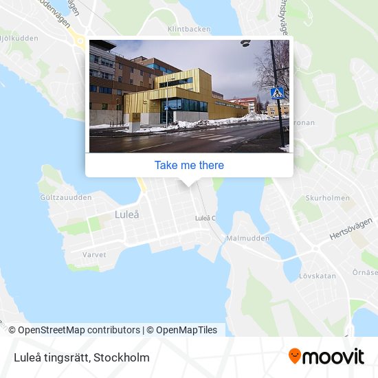 Luleå tingsrätt map