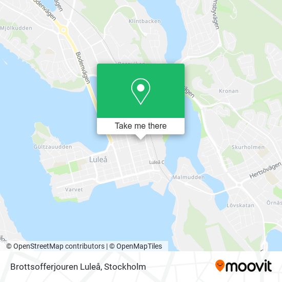 Brottsofferjouren Luleå map