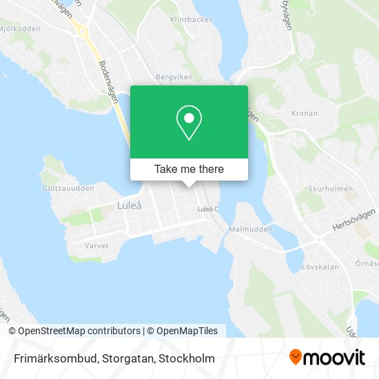 Frimärksombud, Storgatan map