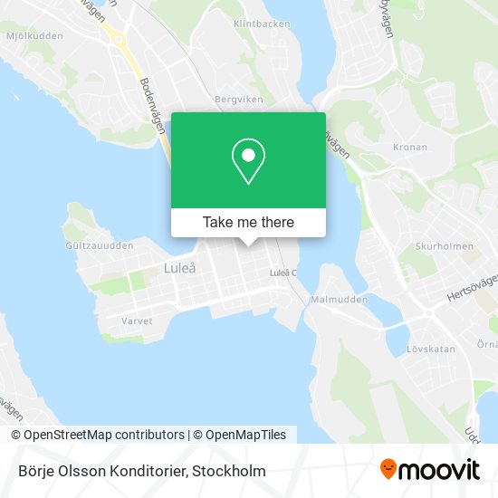 Börje Olsson Konditorier map