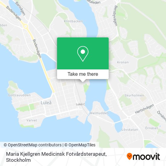 Maria Kjellgren Medicinsk Fotvårdsterapeut map