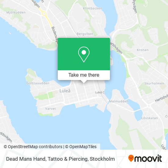 Dead Mans Hand, Tattoo & Piercing map