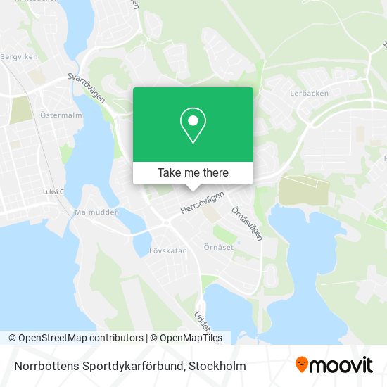 Norrbottens Sportdykarförbund map