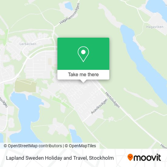 Lapland Sweden Holiday and Travel map