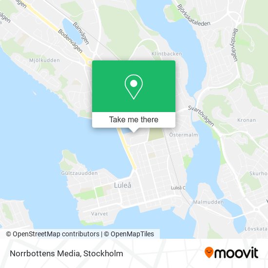 Norrbottens Media map