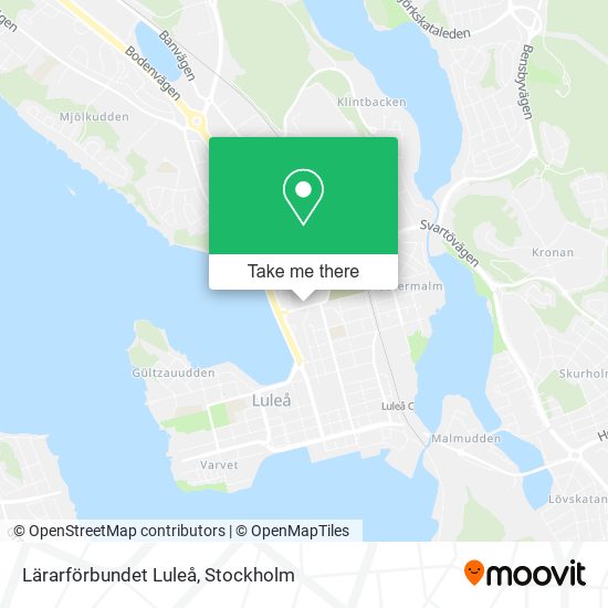 Lärarförbundet Luleå map