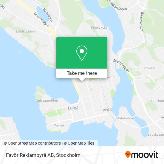 Favör Reklambyrå AB map