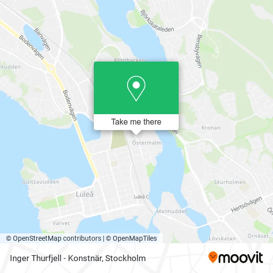 Inger Thurfjell - Konstnär map