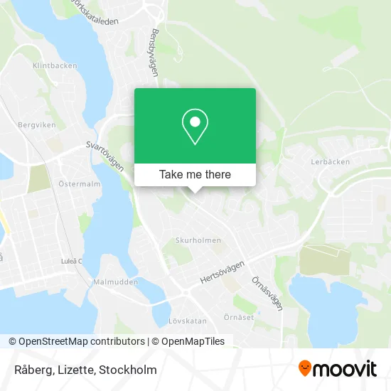 Råberg, Lizette map