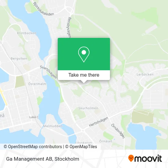 Ga Management AB map