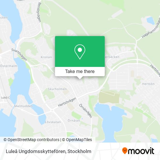 Luleå Ungdomsskyttefören map