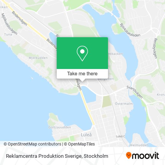 Reklamcentra Produktion Sverige map