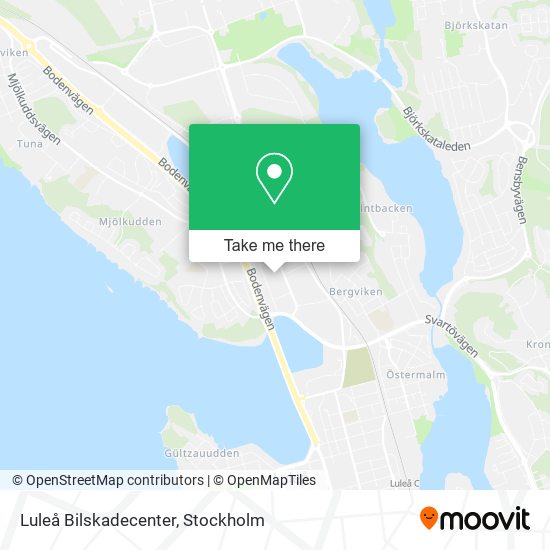 Luleå Bilskadecenter map