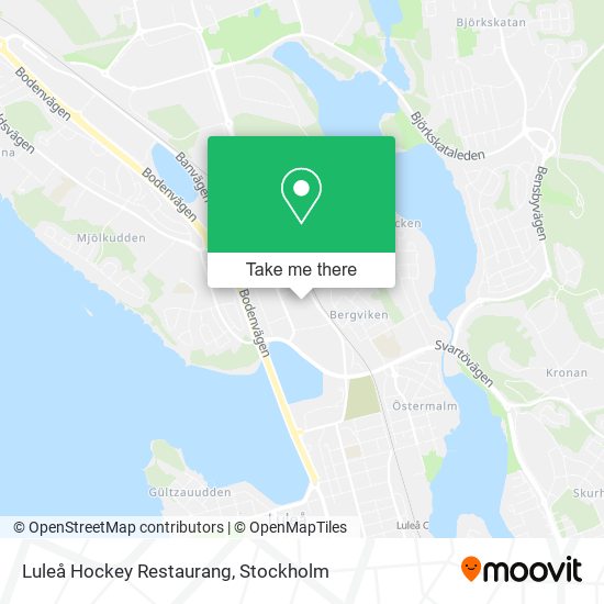 Luleå Hockey Restaurang map