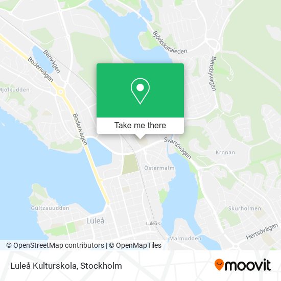 Luleå Kulturskola map