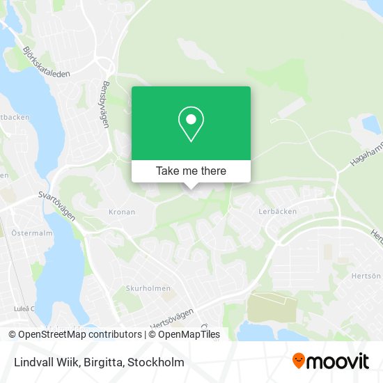 Lindvall Wiik, Birgitta map