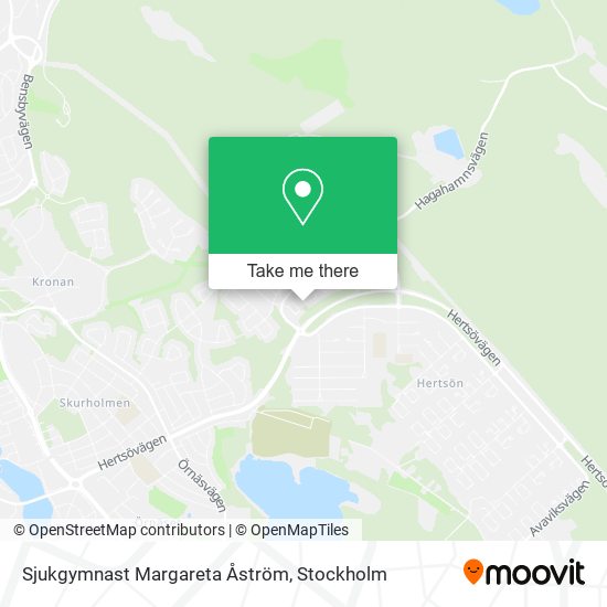 Sjukgymnast Margareta Åström map