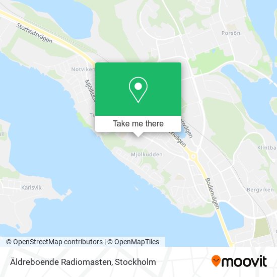 Äldreboende Radiomasten map