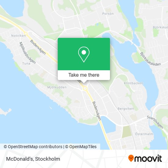 McDonald's map