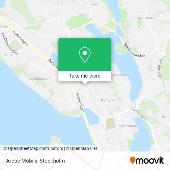 Arctic Mobile map