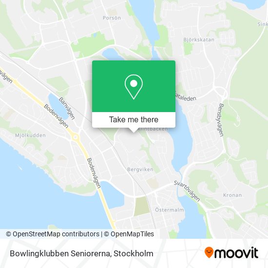 Bowlingklubben Seniorerna map