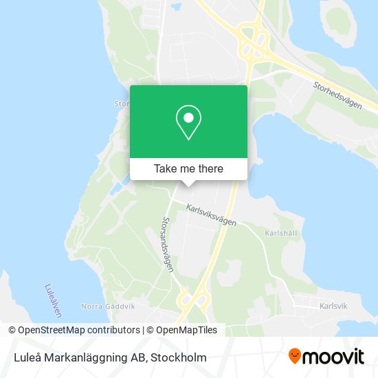 Luleå Markanläggning AB map