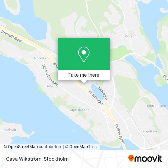 Casa Wikström map