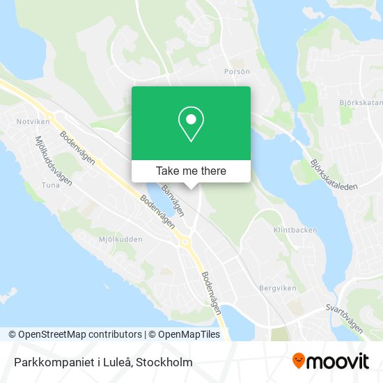Parkkompaniet i Luleå map