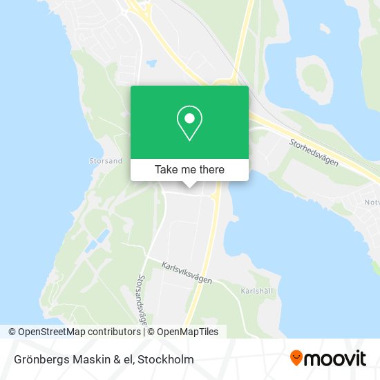 Grönbergs Maskin & el map