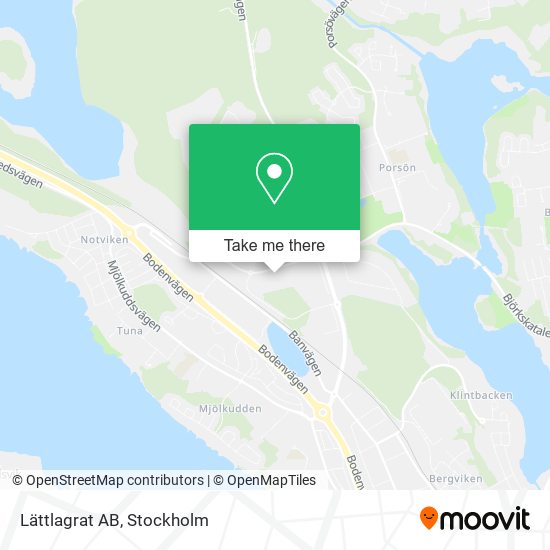 Lättlagrat AB map