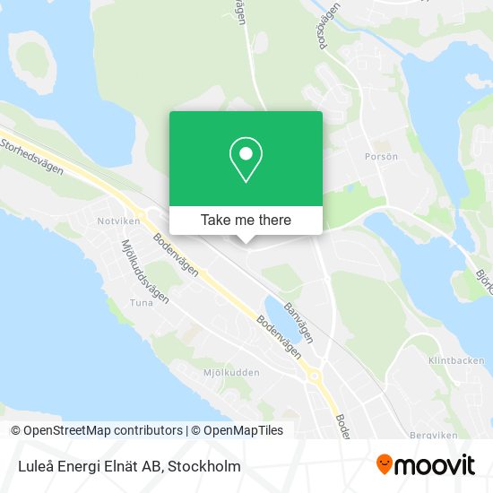 Luleå Energi Elnät AB map