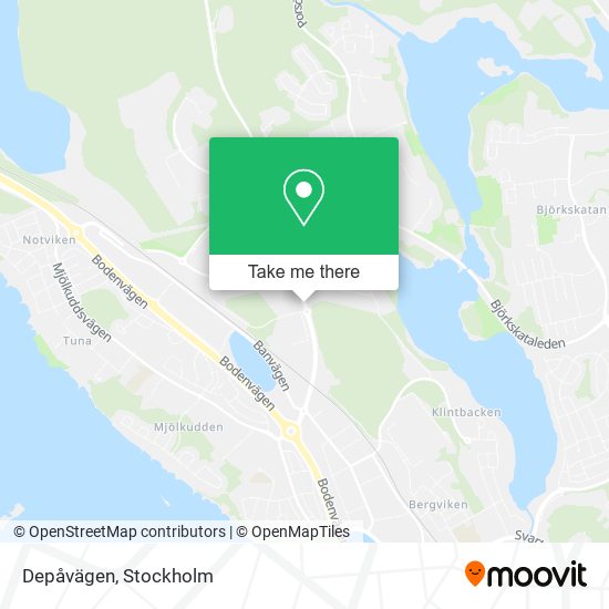 Depåvägen map