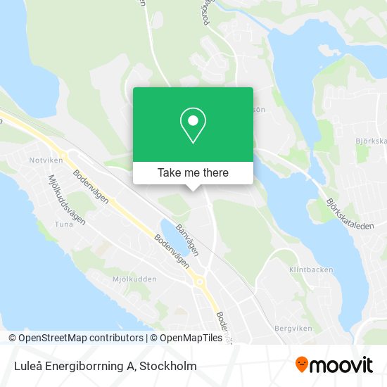 Luleå Energiborrning A map