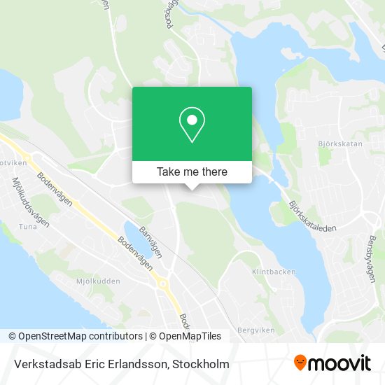 Verkstadsab Eric Erlandsson map