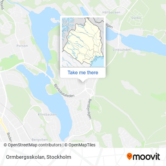 Ormbergsskolan map