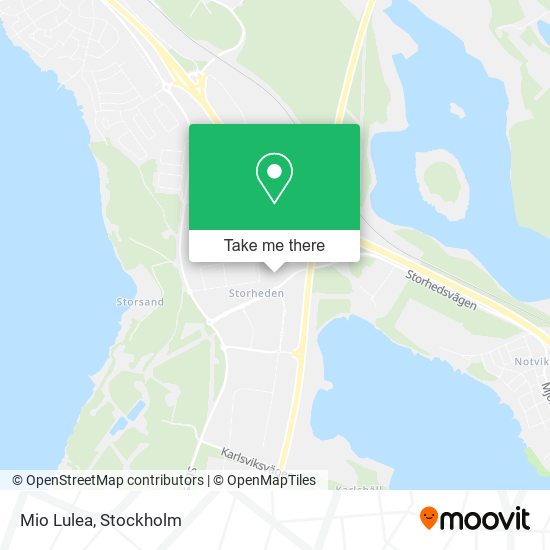 Mio Lulea map