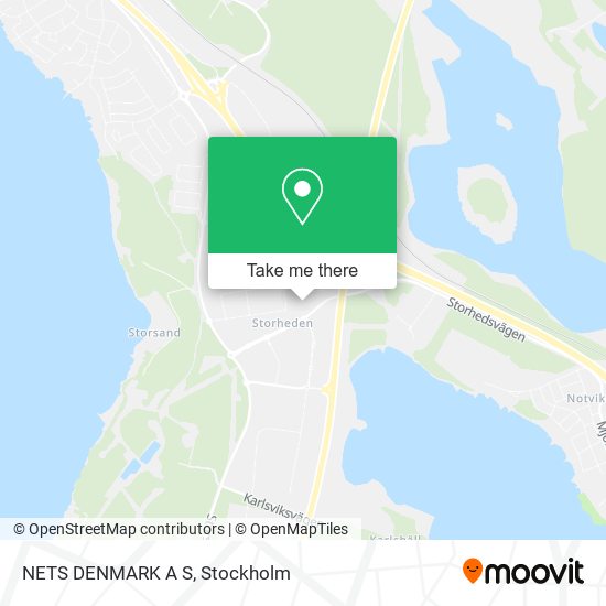 NETS DENMARK A S map