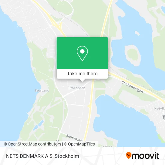NETS DENMARK A S map