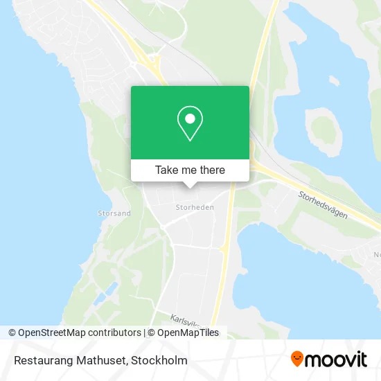 Restaurang Mathuset map