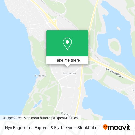 Nya Engströms Express & Flyttservice map