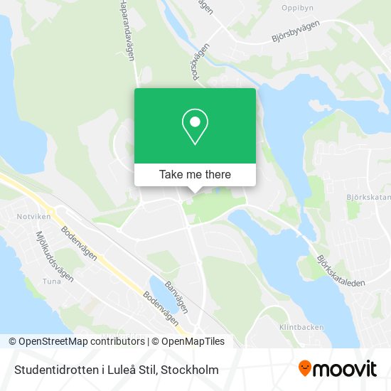 Studentidrotten i Luleå Stil map