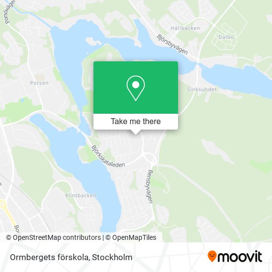 Ormbergets förskola map