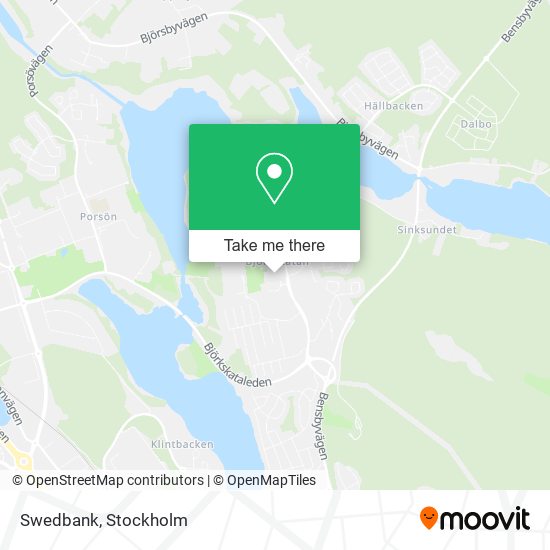 Swedbank map