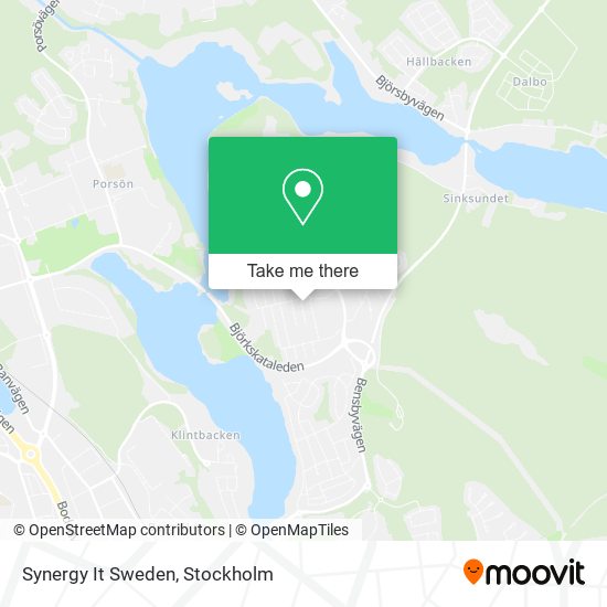 Synergy It Sweden map