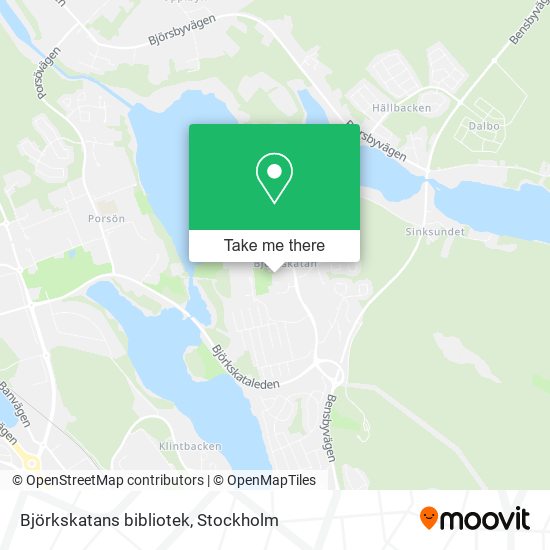 Björkskatans bibliotek map