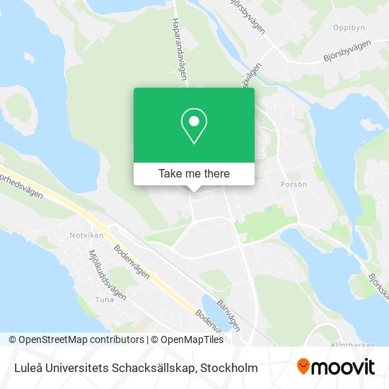 Luleå Universitets Schacksällskap map