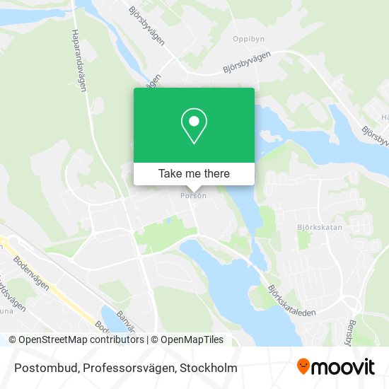 Postombud, Professorsvägen map