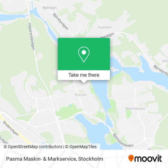 Pasma Maskin- & Markservice map